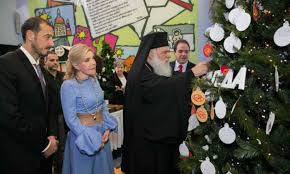 Τα εγκαίνια του ανακαινισμένου 3ου ορόφου του «ξενώνα ελπιδα», τη δευτέρα 10 φεβρουαρίου 2020. O Arxiepiskopos Ierwnymos Sthn Ogkologikh Monada Paidwn Marianna Bardinogiannh Elpida Newsbomb