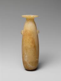 A pale yellowish pink to. Alabaster Alabastron Perfume Vase Cypriot Classical The Metropolitan Museum Of Art