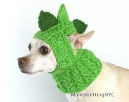 Dragon Dinosaur Dog Hat with Ear Holes, Dragon Dinosaur SMALL DOG Hat Snood  Hood, Halloween Dog Costume Winter Hat Balaclava Christmas Gift