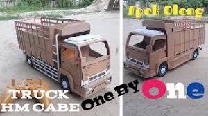 Lembaran pola papertruk bus kertas art paper laminasi glossy 260. Cara Membuat Miniatur Truk Dari Kardus