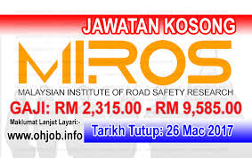 Portal jawatan kosong kerajaan dan swasta di malaysia, jawatan kosong, tip mendapatkan kerja, kerja kerajaan, jawatan kosong spa, kerja kosong terkini artikel terkini. Jawatan Kosong Terkini Miros 26 Mac 2017 Jawatan Kosong Kerajaan Swasta Terkini Malaysia 2021 2022