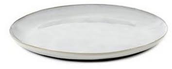 Fabrication artisanale qui apporte ses nuances de couleurs et de détails. Assiette Blanche En Gres L Serax