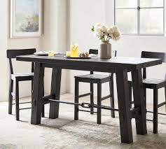Use a counter height table. Benchwright Counter Height Table Pottery Barn