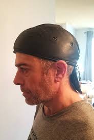 MADE TO ORDER Lambskin Leather Bikers Skullcap/ Doorag Mens Womens Unisex  Style