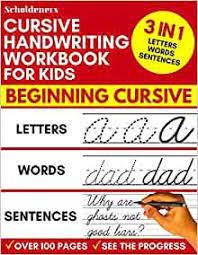 1,943 likes · 15 talking about this. Amazon Com Cursive Handwriting Workbook For Kids 3 In 1 Writing Practice Book To Master Letters Words Sentences 9781790852574 Scholdeners Books