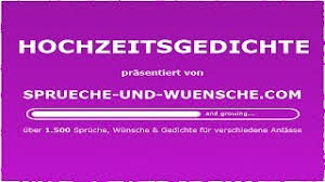 Hier finden sie die letzten fünf einträge aus unserem archiv. Hochzeitsgedichte