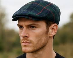 Handmade Prince Edward Island Tartan Flat Cap