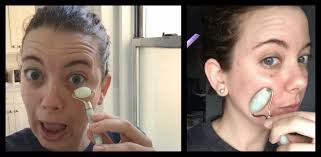 I'm tired, have no makeup on and need this! I Tried A Jade Facial Roller For 7 Days For Dark Circles Littlethings Com