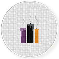 See more ideas about cross stitch, stitch, hummel. Halloween Candles Cross Stitch Pattern Daily Cross Stitch