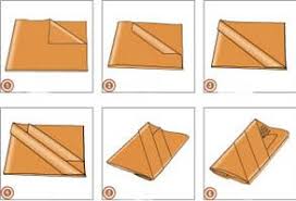 Bestecktasche Aus Servietten Servietten Falten Bestecktasche Serviettentaschen