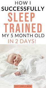 How I Successfully Sleep Trained My 5 Month Old Baby In 2 Days 5 Month Old Baby Sleep Training Baby Help Baby Sleep