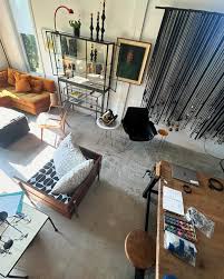 Almost 2 years ago to the day, here we were after installing my hanging  sculptures at The Moxy Hotel in LA—A most exhilarating time! My partner in  life & art & design,