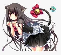 It is a dominant genetic trait. Anime Girl Neko Black Hair Brown Eyes Hd Png Download Transparent Png Image Pngitem