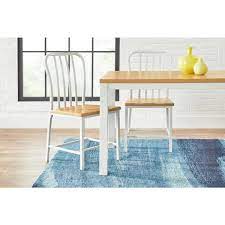By nathan james (33) $ 278 13. Stylewell Donnelly White Metal Dining Chair With Natural Finish Wooden Seat Set Of 2 17 72 In W X 47 40 In H Ch80022wh The Home Depot