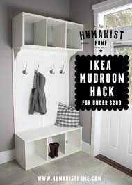 Diy Make Your Own Ikea Hack Mudroom Bench Storage For Under 200 Mudroom Storage Bench Mud Room Storage Diy Mudroom Bench