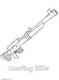 On our site you can print weapons coloring pages for free. Hunting Rifle Coloring Pages Gun Coloring Pages Coloring Pages For Kids And Adults