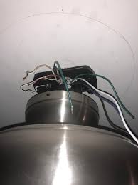 I am trying to connect the bedroom speakers four wires green ,white, red and black to a 2.0 receiver in the living room. I Am Installing A Ceiling Fan The Fan Comes With A Blue Black White And Green Cable A Red White Black And Yellow Come Out Of The Ceiling The Instructions Say To