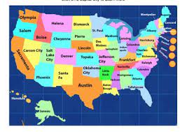 Census figures for each city as well as estimated populations. Mr Nussbaum Geography United States And World Capitals Activities