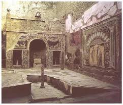 View photos of roman shades on dining room windows. The Roman Triclinium Or The Roman Dining Room