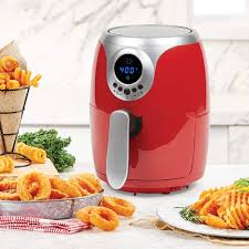 Copper chef air fryer 2qt language:en. Amazon Com Copper Chef 2 Qt Black And Copper Air Fryer Turbo Cyclonic Airfryer With Rapid Air Technology For Less Oil Less Cooking Includes Recipe Book Red Home Kitchen