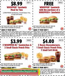 Burger king free digital coupon promotion from 13 january 2021 until 17 february 2021. Printable Coupons 2021 Burger King Coupons