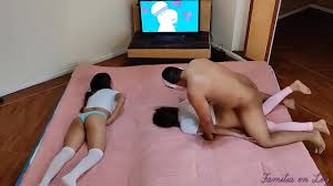 My Stepdaughters Friend watching comics I Fuck them like Sex Slaves -  XNXX.COM