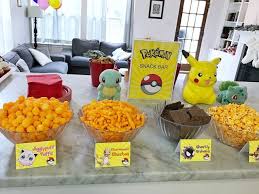 7th Birthday Party Theme Ideas For Boy Pokemon Themed 7th Birthday Party Fab Everyday Pokemon Birthday Party Birthday Snacks Birthday Party Activities