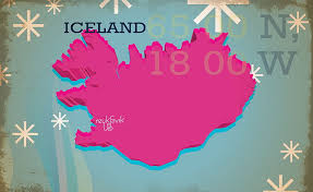 Maybe you would like to learn more about one of these? Hd Wallpaper Iceland Vintage Map Pink Iceland Wall Decor Communication Blue Wallpaper Flare