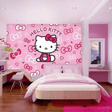 Haloo guys, kali ini aku mau buat tutorial hiasan dinding dengan diy origami wallpaper hello kitty dekorasi ruangan kamar kamu. Stiker Dinding Kamar Tidur Hello Kitty Cek Bahan Bangunan