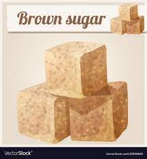 Brown Sugar Detailed Icon Royalty Free Vector Image Fruit Cartoon Brown Sugar Cookie Vector