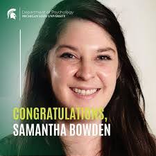 Samantha Bowden's Instagram, Twitter & Facebook