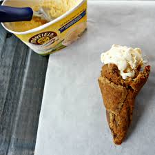 Trying My Hand At A Chocolate Chip Cookie Cone To Bring A Fun Twist To My Mayfield Creamry Signatur Delicious Desserts Chocolate Chip Cookies Vanilla Ice Cream