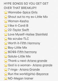 A Playlist So You Can Get Over That Breakup Breakup Songs Mood Songs Breakup Playlist