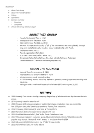 TATA Presentation 2: Overview, History ...