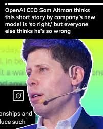 OpenAI is training a new model to write creative fiction, but the sample  short story shared by CEO Sam Altman is getting ripped to shreds online.⁠ ⁠  Altman shared the piece to