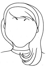 Photographer taking photo advanced coloring page. Printable Girl Face Coloring Pages Novocom Top