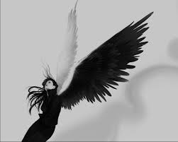 Black And White Angel Wings Aesthetic Black And White Angel Angel Wallpaper Dark Angel Angel Art