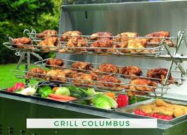 Spanferkel Lamm Und Hahnchengrill Columbus Grillen Spanferkel Und Grillplatz Im Garten