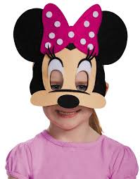 Minnie Mouse Pink Felt Mask Mouse Mask Felt Mask Minnie Mouse Pink