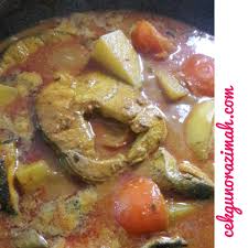 Cara buat resepi ikan siakap stim limau : Kari Ikan Yu Cikgu Norazimah