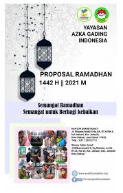 Contoh sampul buku yang akan saya bagikan gratis untuk anda ini merupakan hasil request dari bpk. Proposal Kegiatan Ramadhan 1442 H Yayasan Azka Gading Indonesia