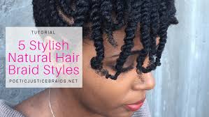 Before braiding, thin out the ends for all of the packs. Stylish Natural Hair Braid Styles Step By Step Video Tutorials