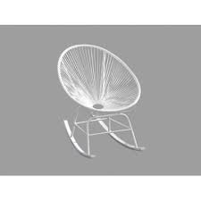 Chaise De Jardin A Bascule Alios En Fils De Resine Tresses Blanc Chaise De Jardin Ensemble Table Et Chaise Chaise