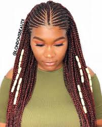 Triangle feed with proper beads very much short and curly hair. 20 Trendiest Fulani Braids For 2021