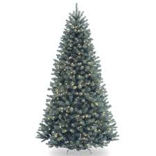 National Tree Company 9 Ft North Valley Blue Spruce Artificial Christmas Tree With Clear Lights Nrvb7 306 90 The Home Depot In 2020 Pre Lit Christmas Tree Best Artificial Christmas Trees Spruce Christmas Tree