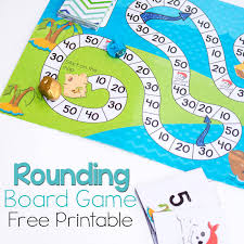 Free Printable Pirate Board Game Rounding To Tens