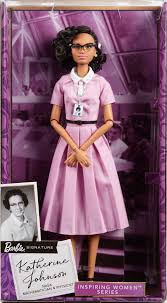 Even her id tag appears authentic. Barbie Inspiring Women Series Katherine Johnson Doll Fjh63 Barbie Signature Barbie Gowns Barbie Fashionista Barbie Dolls