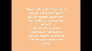 R Kelly Love Letter Lyrics Youtube