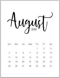 August 2019 Minimalist Calendar August Calendar Minimalist Calendar Calendar Wallpaper