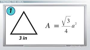 We will work on algebra problems together! How To Find The Area Of An Equilateral Triangle Video Lesson Transcript Study Com